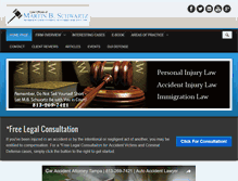 Tablet Screenshot of martinschwartzlaw.com